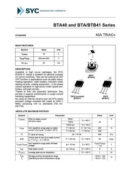 BTA41-600B
 datasheet