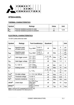 BTB04-600SL
 datasheet #2