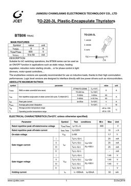 BTB06
 datasheet