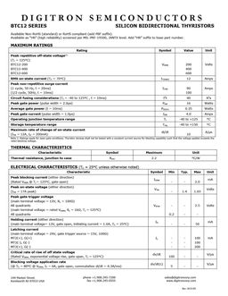 BTC12-200
 datasheet