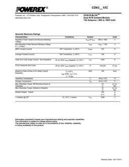 CD630815C
 datasheet #2