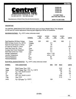 CQ202-4D
 datasheet