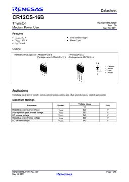 CR12CS-16B
 datasheet