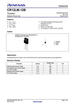 CR12LM-12B
 datasheet