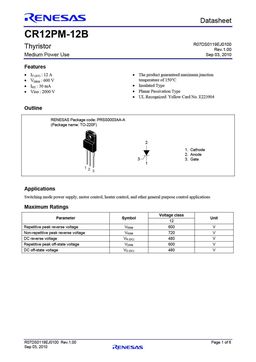 CR12PM-12B
 datasheet