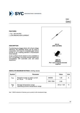 DB3
 datasheet