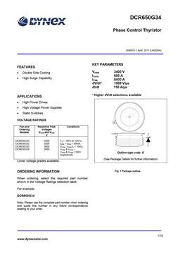 DCR650G34
 datasheet