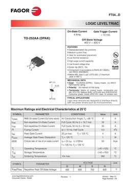 FT0407DD
 datasheet