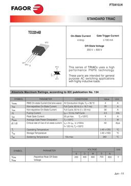 FT0410BH
 datasheet