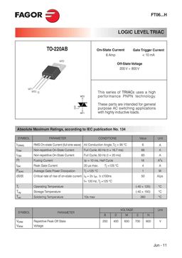 FT0607BH
 datasheet