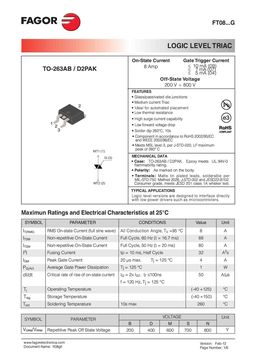 FT0804BG
 datasheet