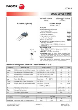 FT0807DI
 datasheet