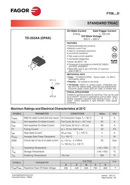 FT0810DD
 datasheet