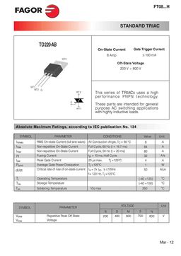 FT0810MH
 datasheet