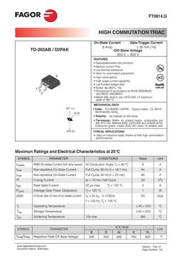 FT0814MG
 datasheet