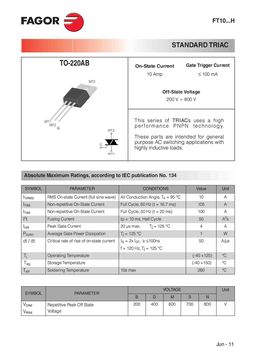 FT1010BH
 datasheet