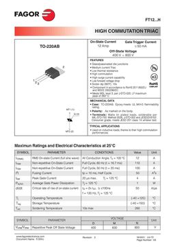 FT1211DH
 datasheet