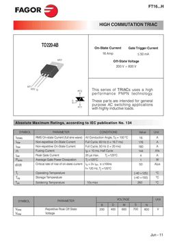 FT1614NH
 datasheet