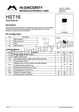 HST16
 datasheet