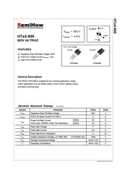 HTC4A60H
 datasheet