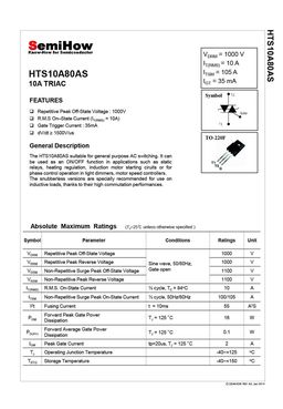 HTS10A80AS
 datasheet