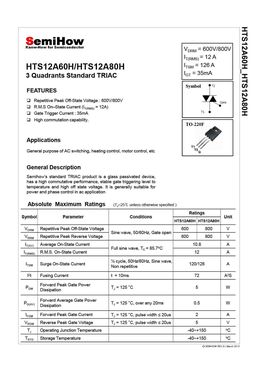 HTS12A60H
 datasheet