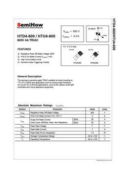 HTU4-600
 datasheet