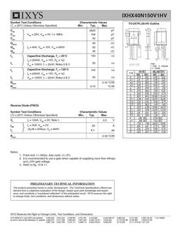 IXHX40N150V1HV
 datasheet #2