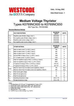 K0769NC600
 datasheet