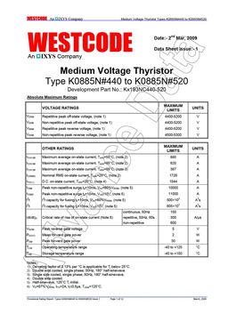 K0885NC450
 datasheet