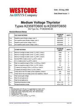 K2359TC600
 datasheet