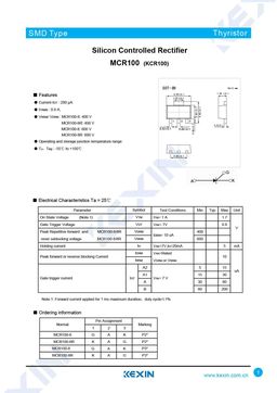 KCR100-6
 datasheet