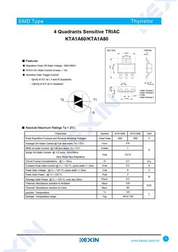 KTA1A60
 datasheet