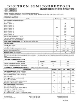 MAC10-6
 datasheet
