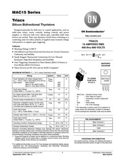 MAC15A-10
 datasheet