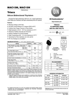 MAC15M
 datasheet