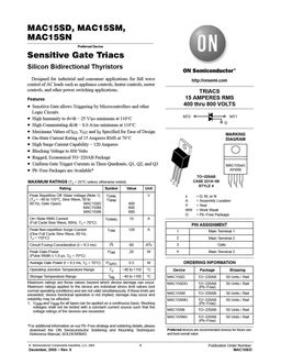 MAC15SD
 datasheet