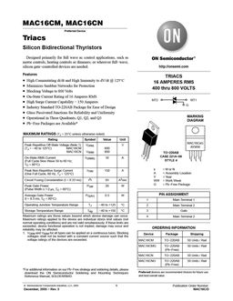 MAC16CM
 datasheet