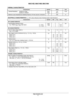 MAC16D
 datasheet #2