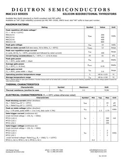 MAC213-10
 datasheet