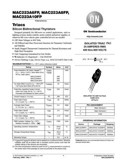 MAC223A6FP
 datasheet