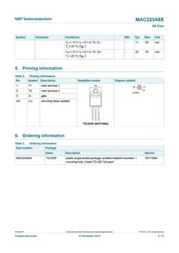 MAC223A8X
 datasheet #2