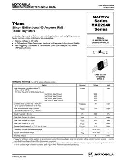 MAC224-4
 datasheet