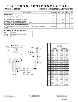 MAC228-2
 datasheet #2