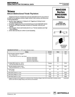 MAC228-6
 datasheet