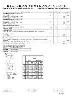 MAC250B3
 datasheet #2