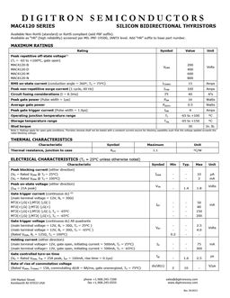 MAC4120B
 datasheet