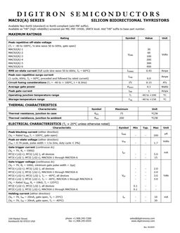 MAC92-1
 datasheet