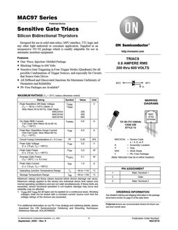 MAC97A4
 datasheet