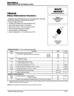 MAC9D
 datasheet